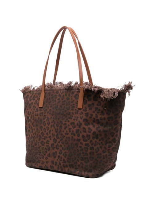 Borsa donna City Bag Fringe animalier MC2 SAINT BARTH | CITY BAG FRINGE00588L